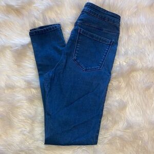 FOREVER 21 HIGH WAIST SKINNY DENIM JEANS